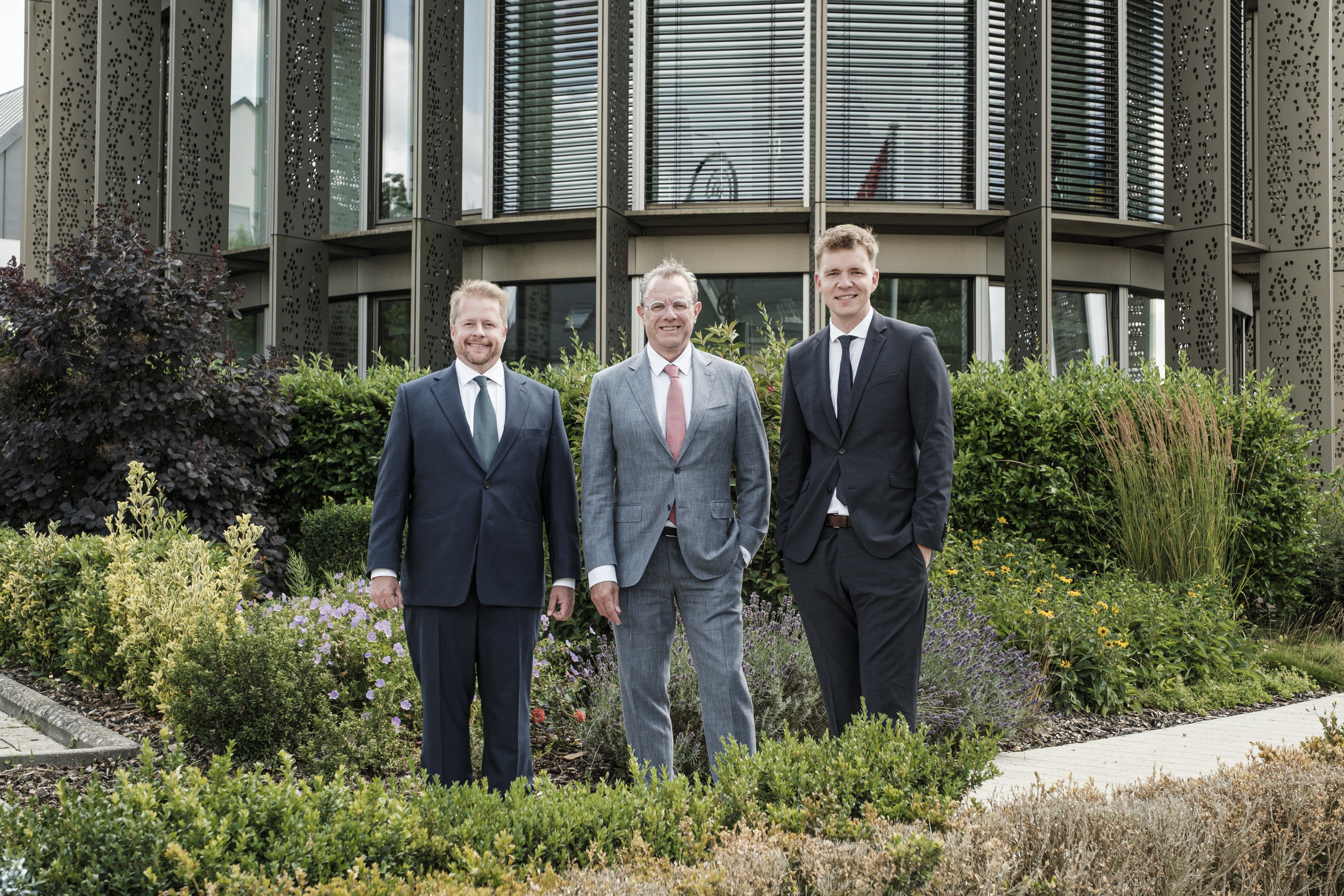 Photo de g. à d. : Marc Bissen, Félix Eischen, Max Molitor (© Médiathèque Commune de Kehlen – Max Staus)